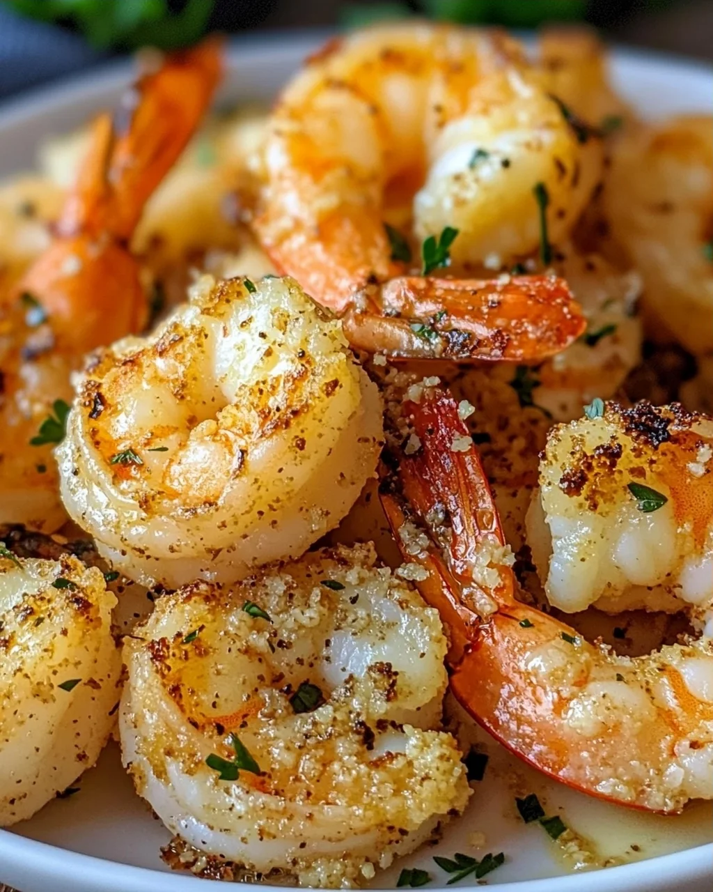 Air Fryer Knoblauch Parmesan Garnelen