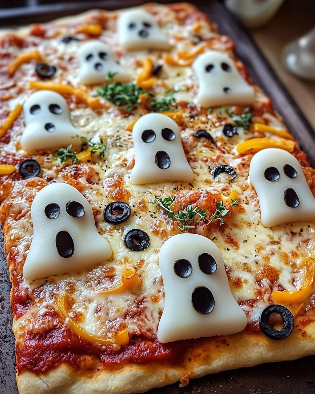 Cemetery Flatbread Pizza: Gruseliger Genuss für Halloween