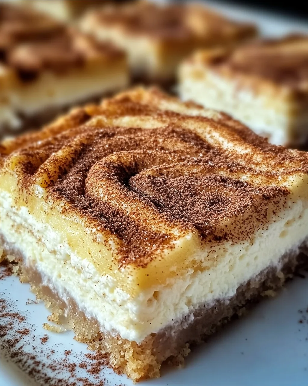 Churro Käsekuchen Riegel für köstliche Momente