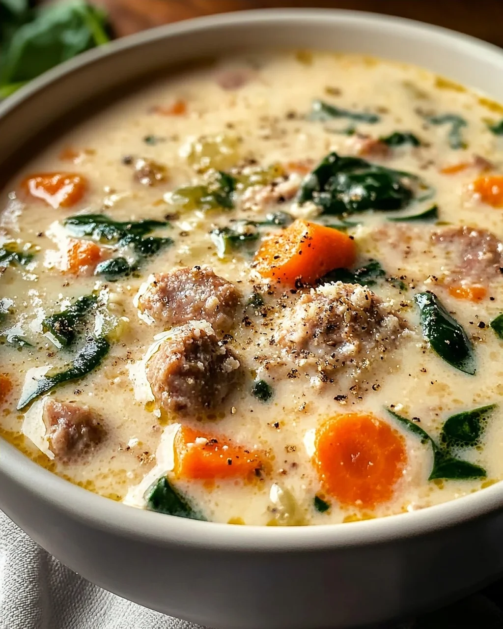 Creamy Italian Sausage Soup