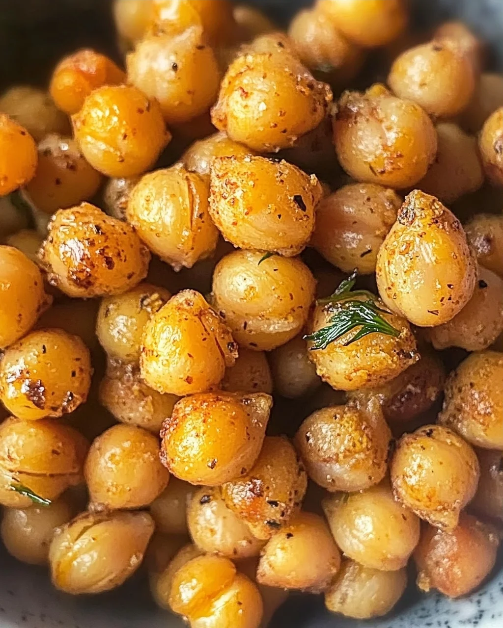 Dillgurken geröstete Kichererbsen für Knabberspaß