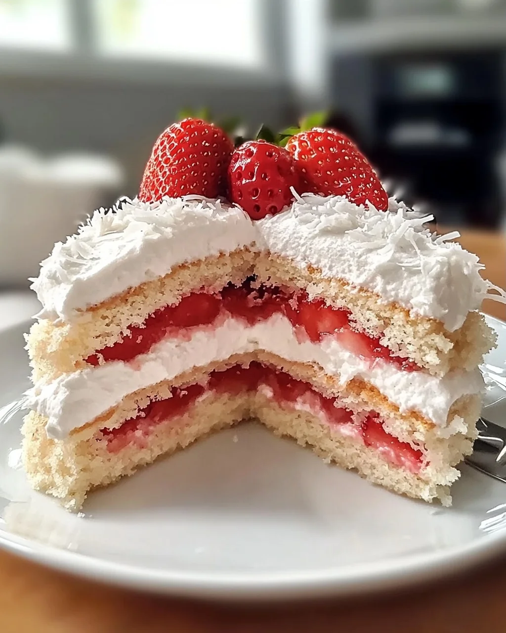 Erdbeer-Kokos-Schaumkuchen leicht gemacht