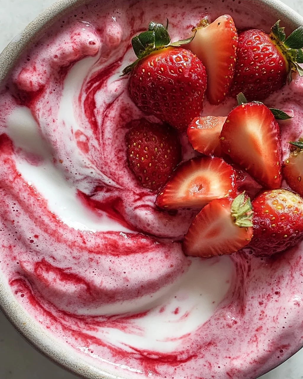 Erdbeer Swirl Smoothie Bowl: Das ultimative Sommer-Rezept