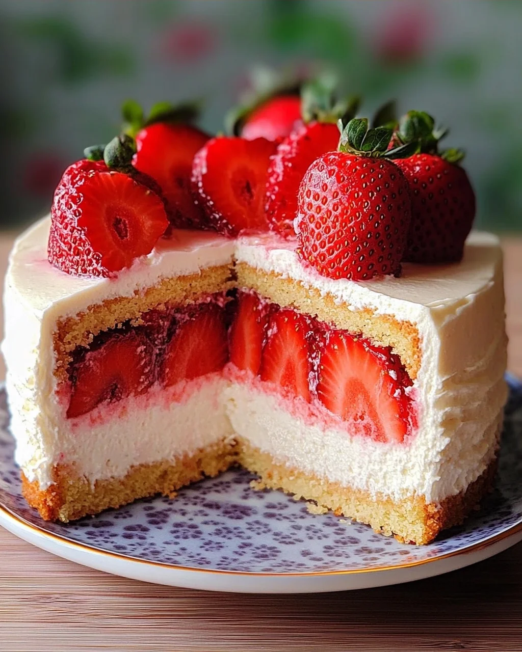 Erdbeertorte mit Joghurtcreme