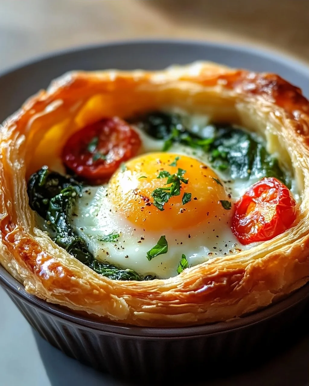 Gebackene Eier Napoleon: Köstliches einfaches Brunch Rezept