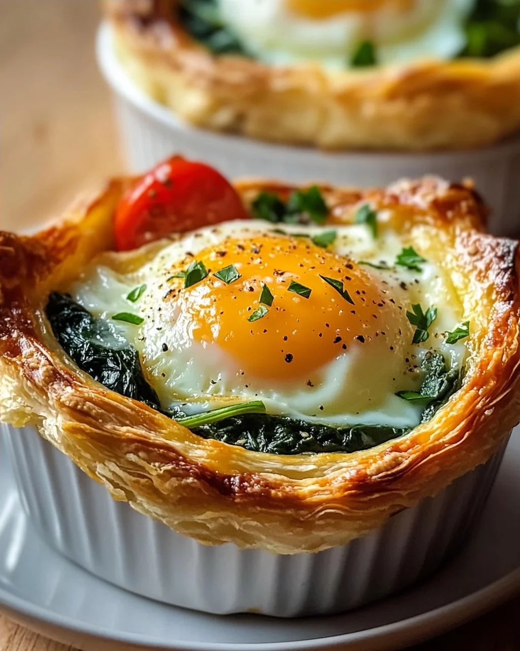 Gebackene Eier Napoleon: Köstliches einfaches Brunch Rezept