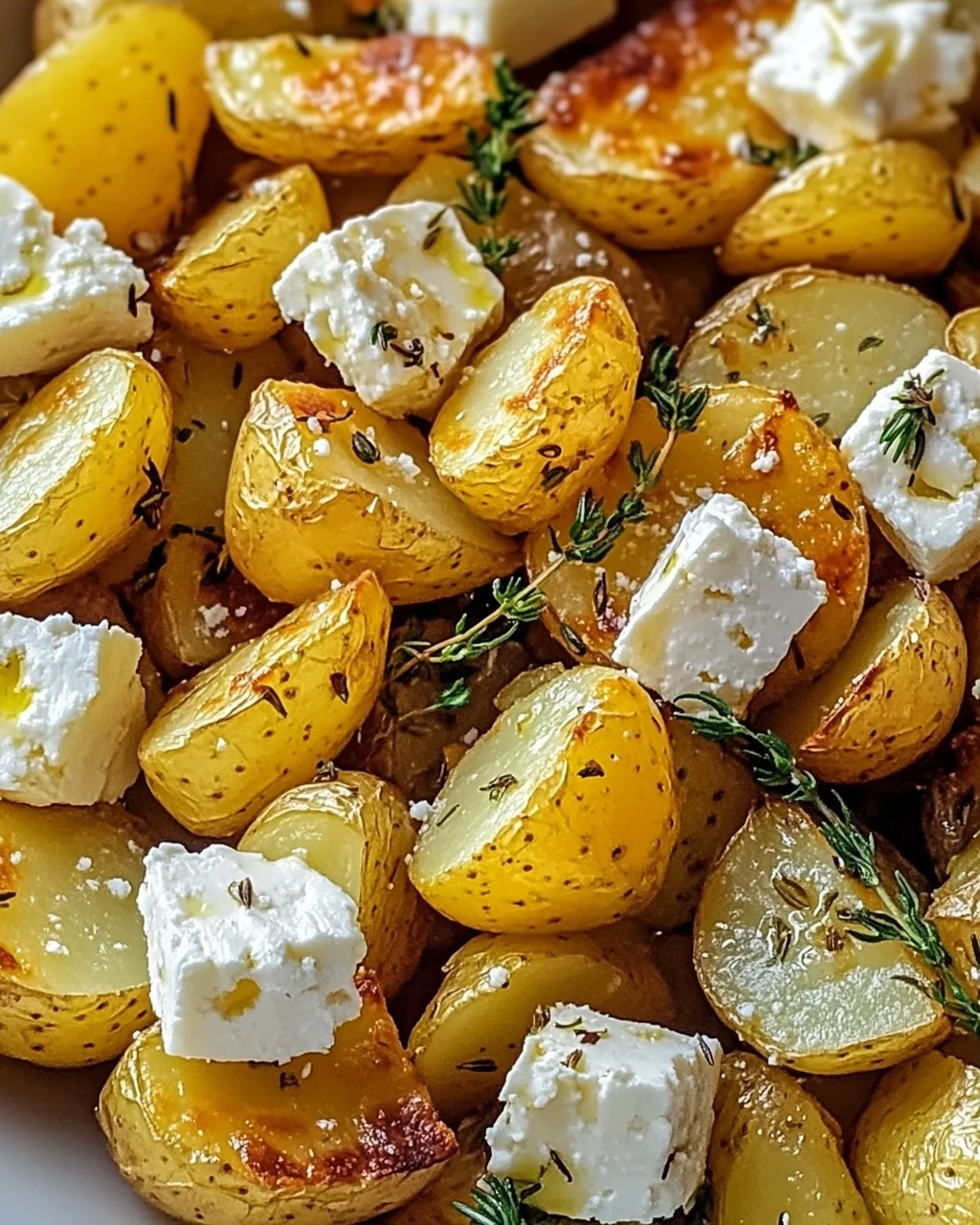 Gebratene Feta-Kartoffeln mit Zitrone: Ein Genuss!