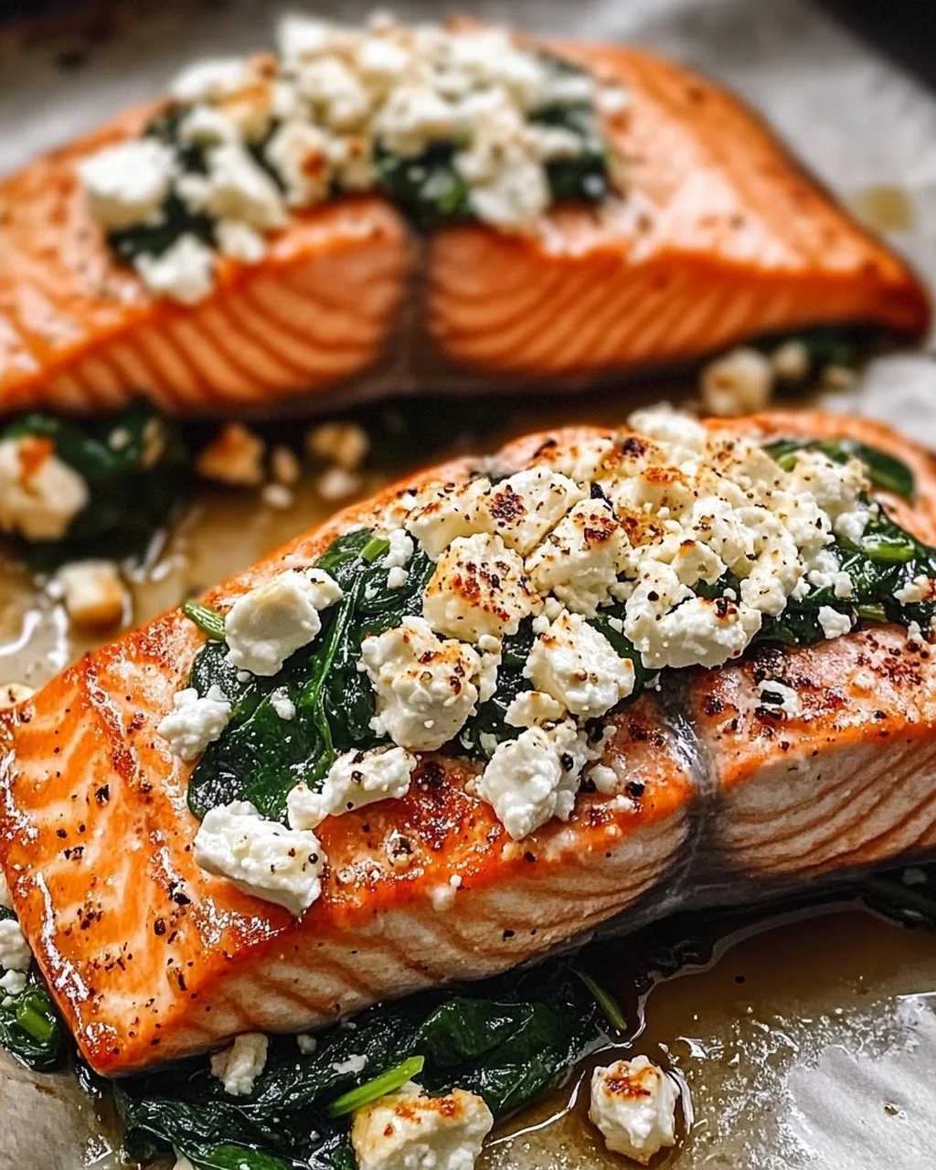 Gefüllter Lachs mit Spinat und Feta – Einfach lecker!