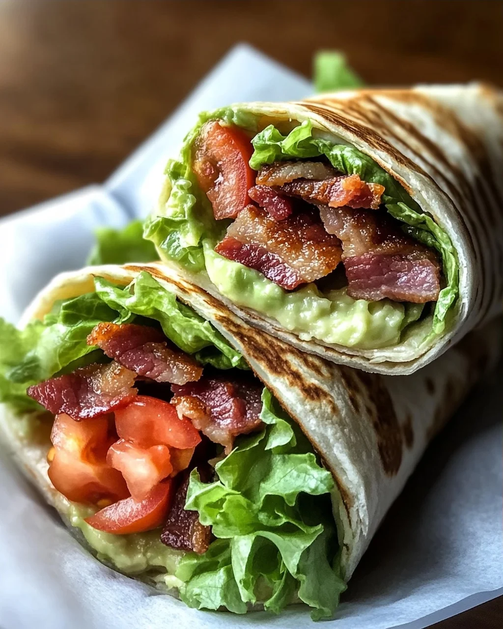 Gourmet BLT Wraps mit Geheimsoße