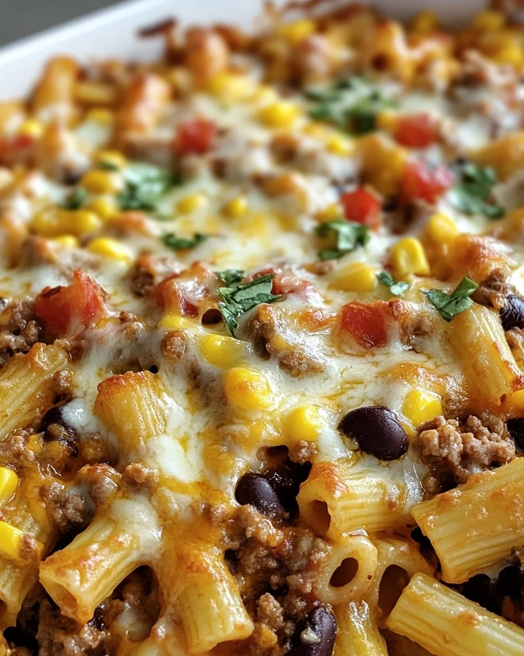 Käse-Taco-Stick-Pasta-Auflauf