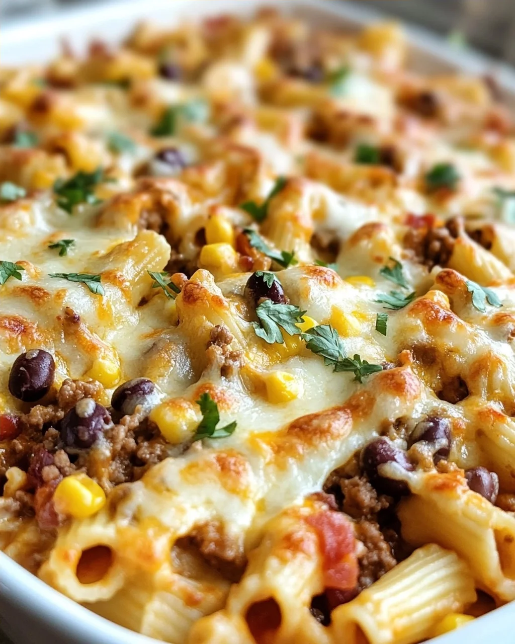 Käse-Taco-Stick-Pasta-Auflauf