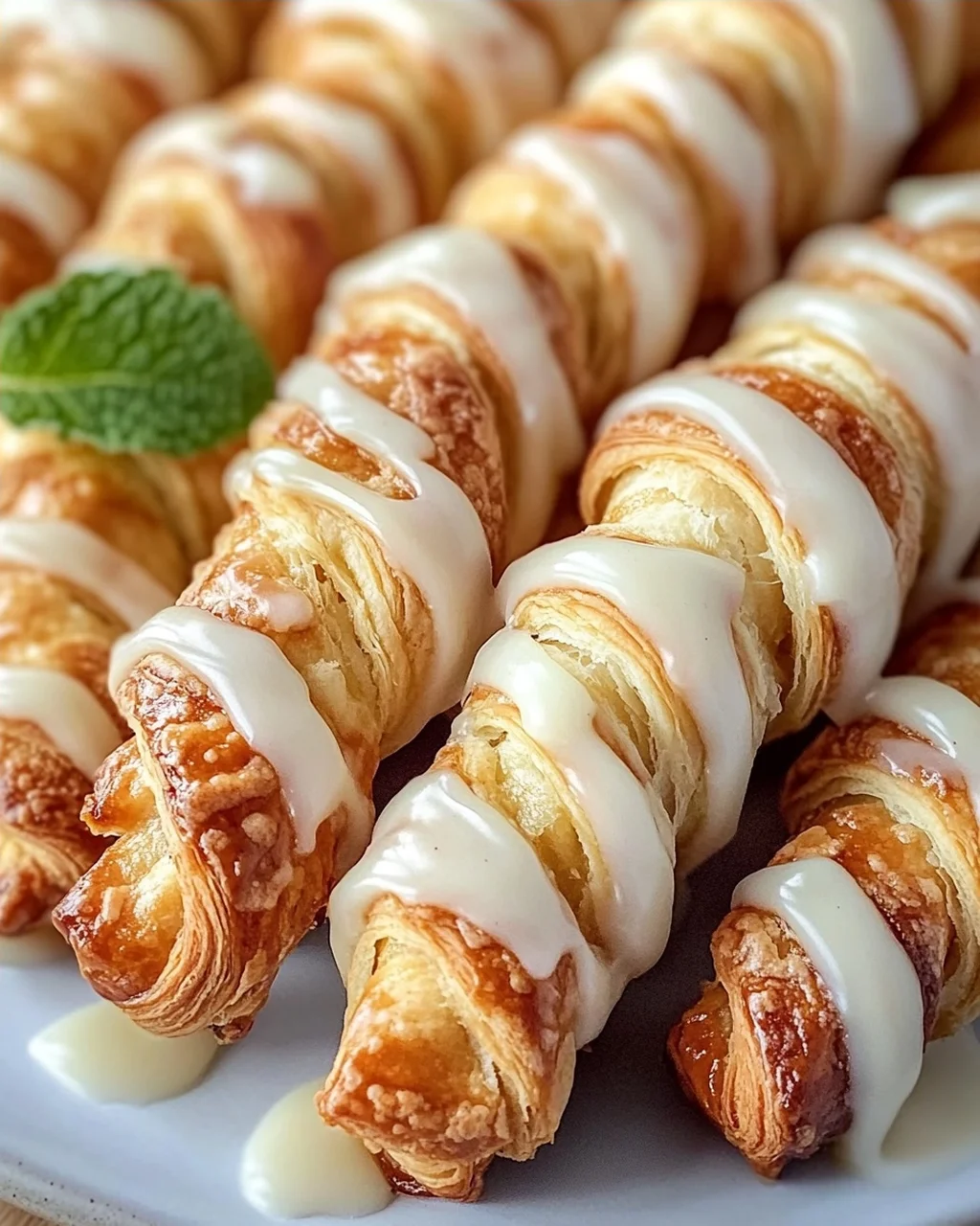 Käse-Zimt-Drehriegel mit Frischkäse-Glasur Rezept