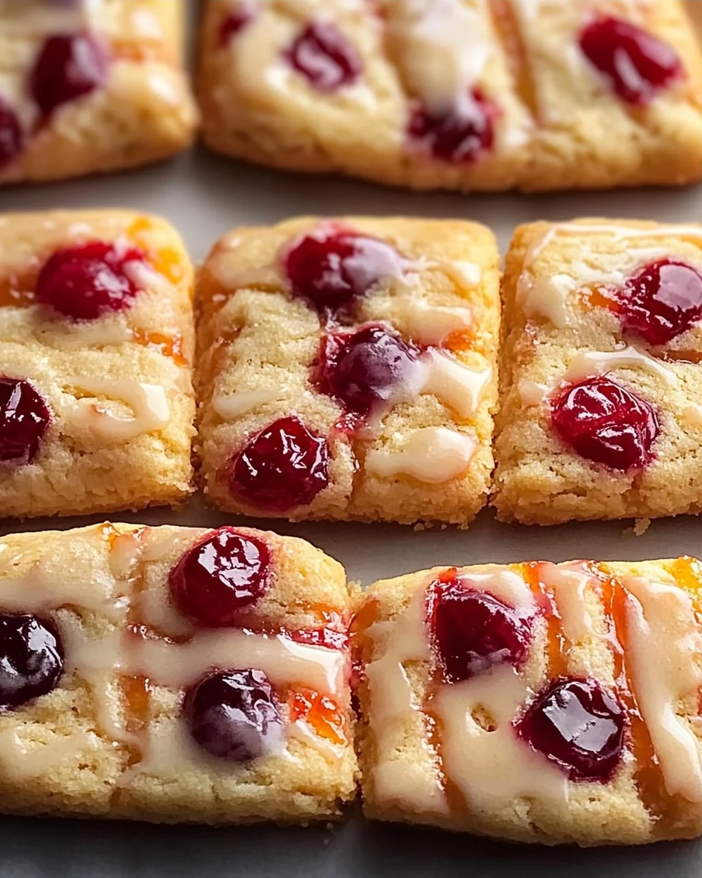 Köstliche Orange Cranberry Butterkekse für die Festtage