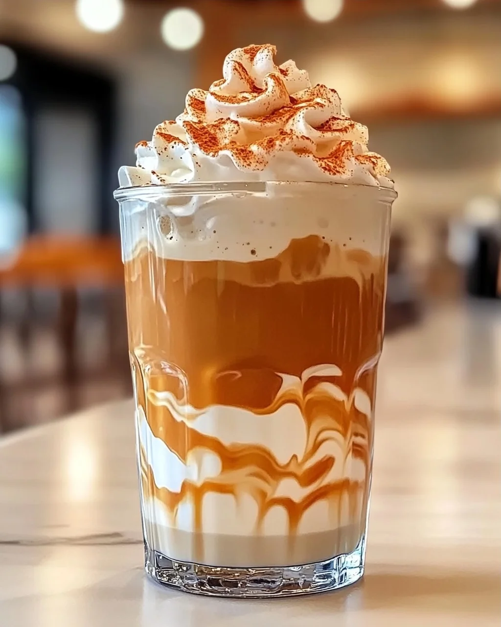 Kürbis Chai Eistee Latte für den perfekten Herbstgenuss
