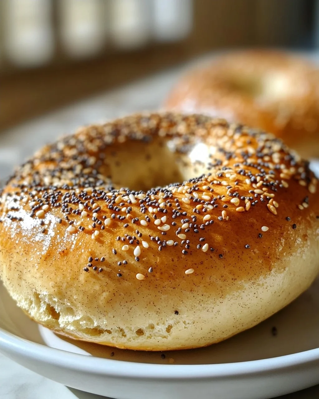 Leckere Protein-Bagels mit Griechischem Joghurt selber machen