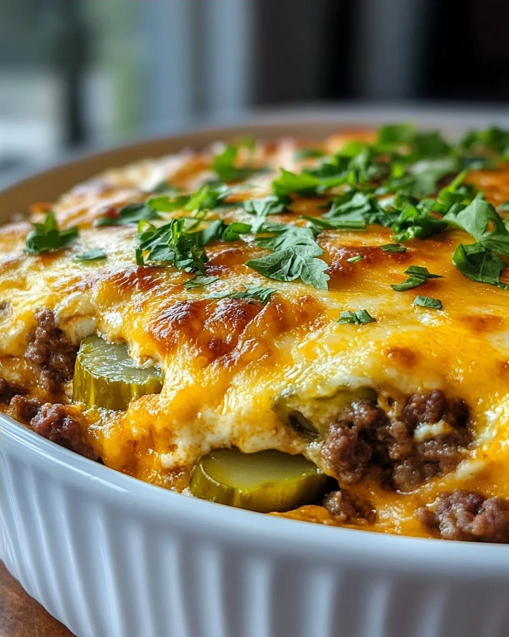 Low Carb Cheeseburger Auflauf: Herzhaft & Kohlenhydratarm