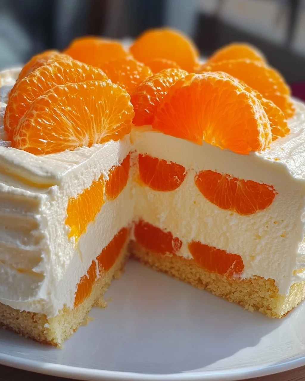Mandarinen-Quark-Kuchen mit Geheimzutat