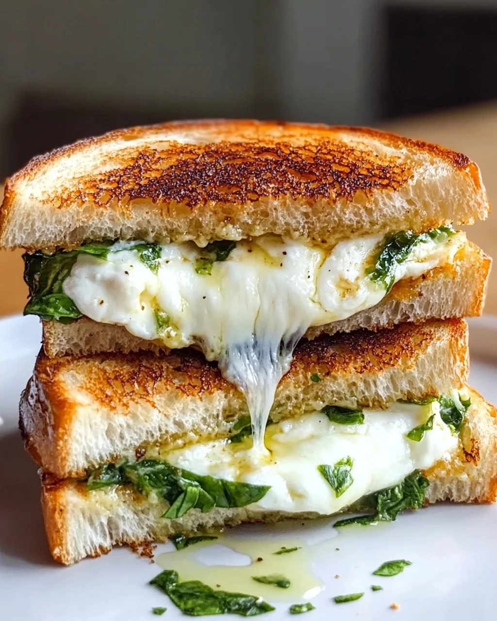 Melty Burrata Grilled Cheese Sandwich – Ein Genuss für Käseliebhaber!