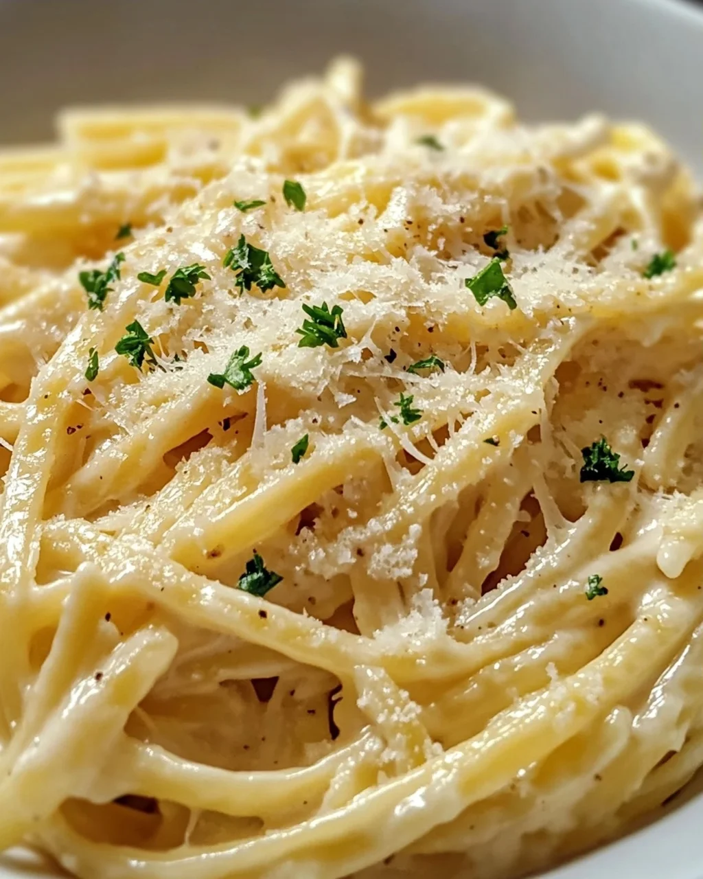 One Pot Cremige Knoblauch Pasta