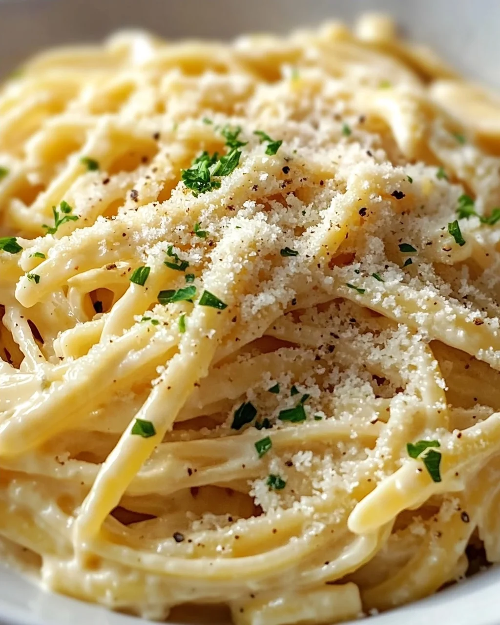 One Pot Cremige Knoblauch Pasta