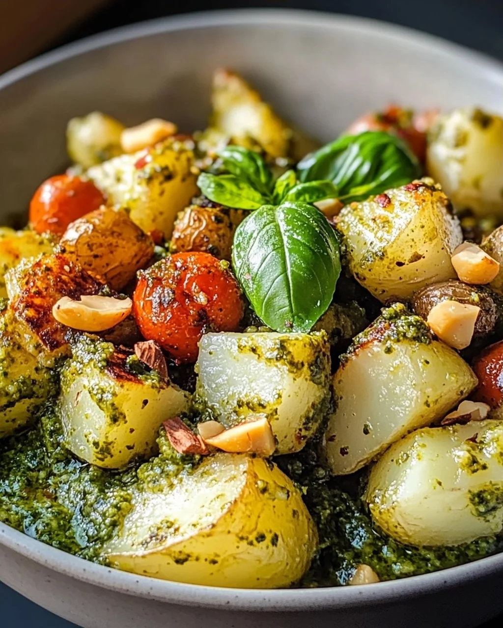 Pesto-Kartoffel-Bowl