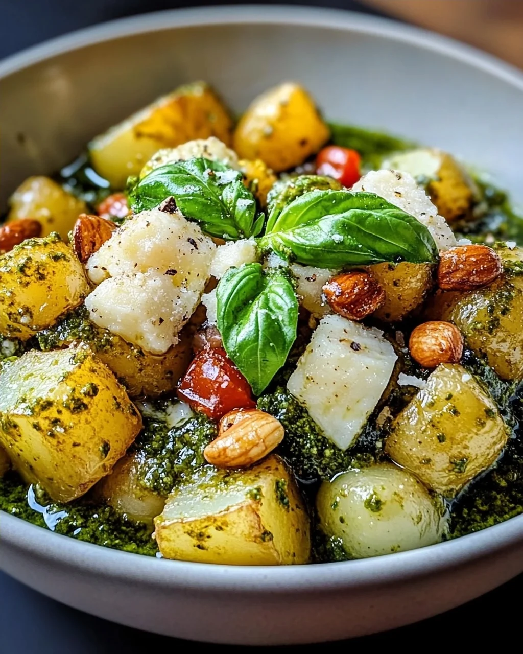 Pesto-Kartoffel-Bowl