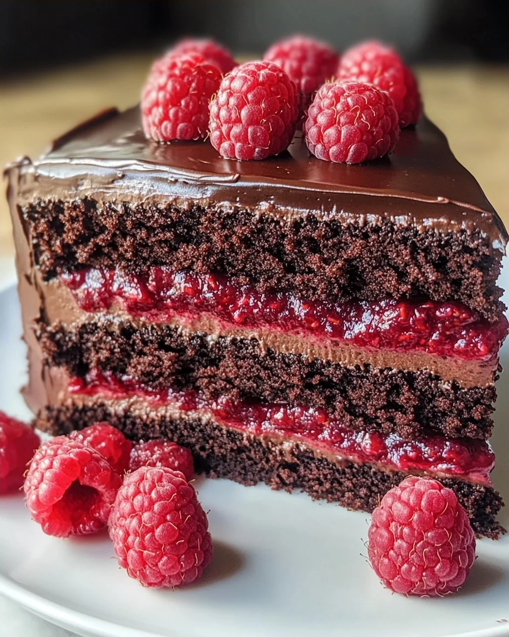 Reichhaltiger Schokoladen-Himbeer-Kuchen Rezept - unwiderstehlich!