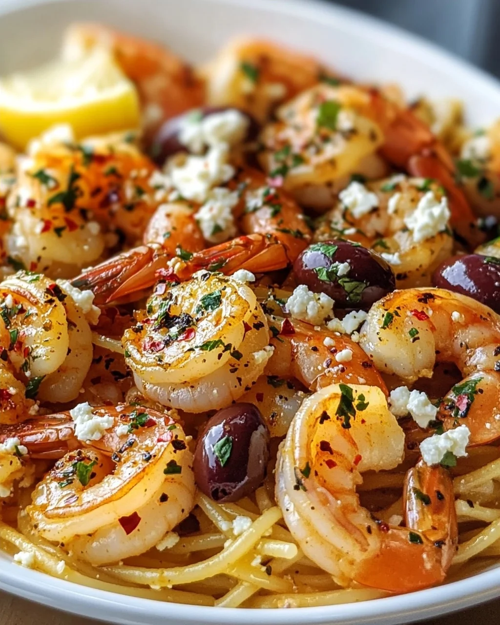 Scharfe Griechische Garnelen Scampi: Chili & Kräuter-Kick!