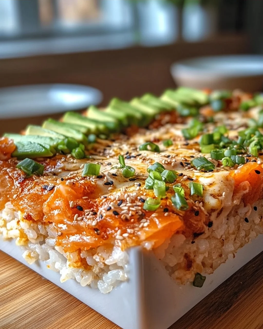Spicy Lachs Sushi Bake: Der ultimative Sushi-Genuss für Zuhause!
