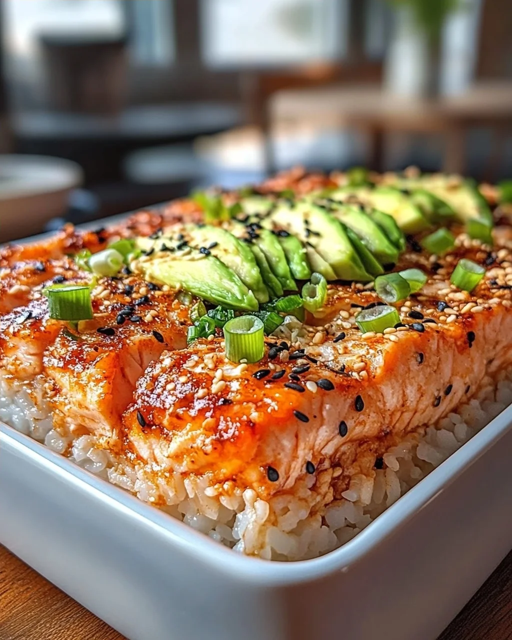 Spicy Lachs Sushi Bake: Der ultimative Sushi-Genuss für Zuhause!