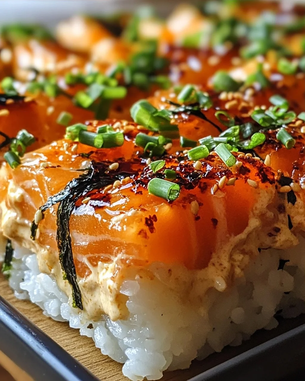 Spicy Salmon Sushi Bake: Leckeres Rezept für Sushi-Fans