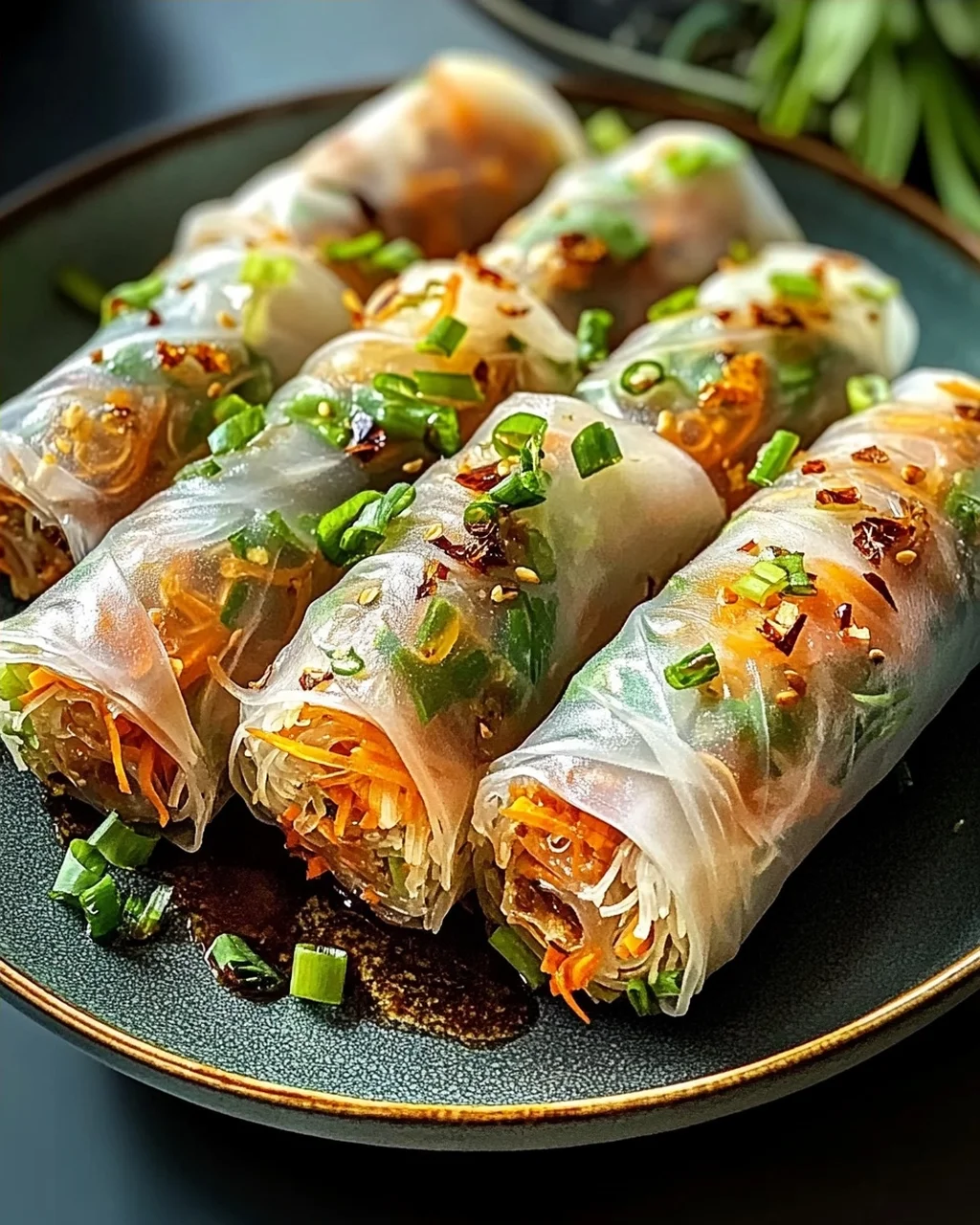 Taste Air Fryer Reispapier Nudelrollen: Knusprig, Schnell, Lecker!