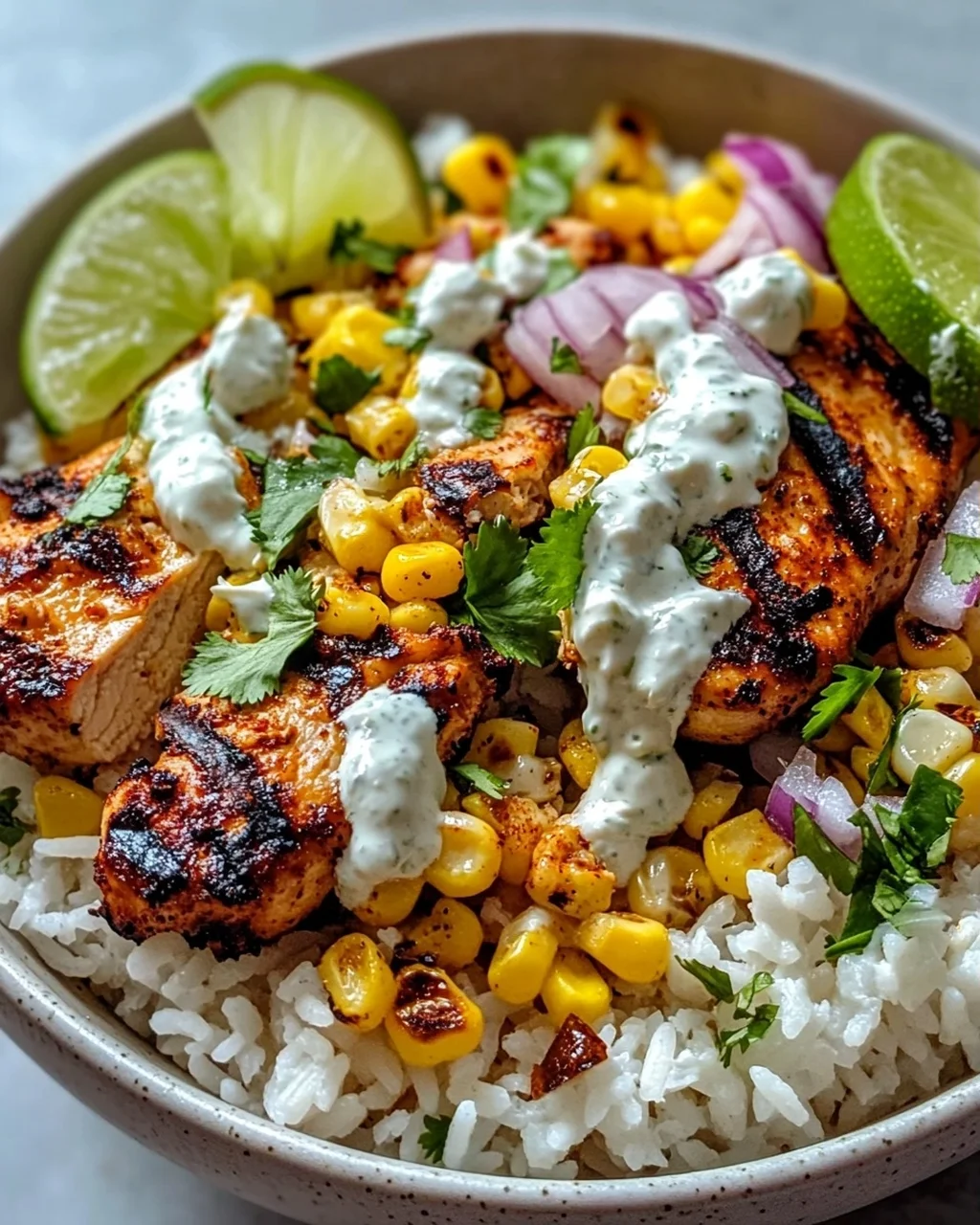 Tasty Street Corn Chicken Bowl