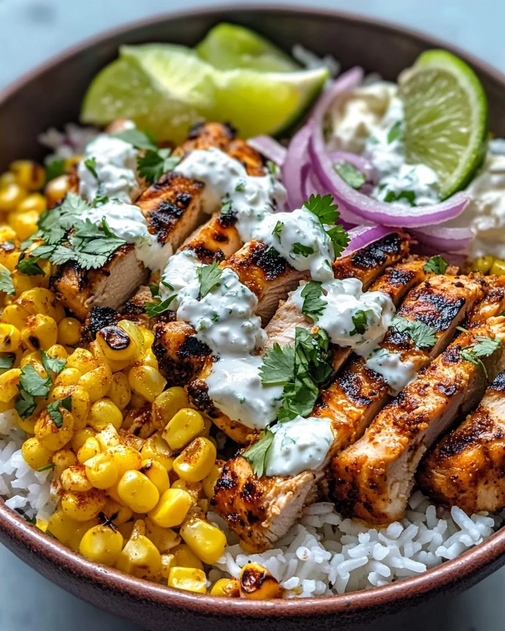 Tasty Street Corn Chicken Bowl