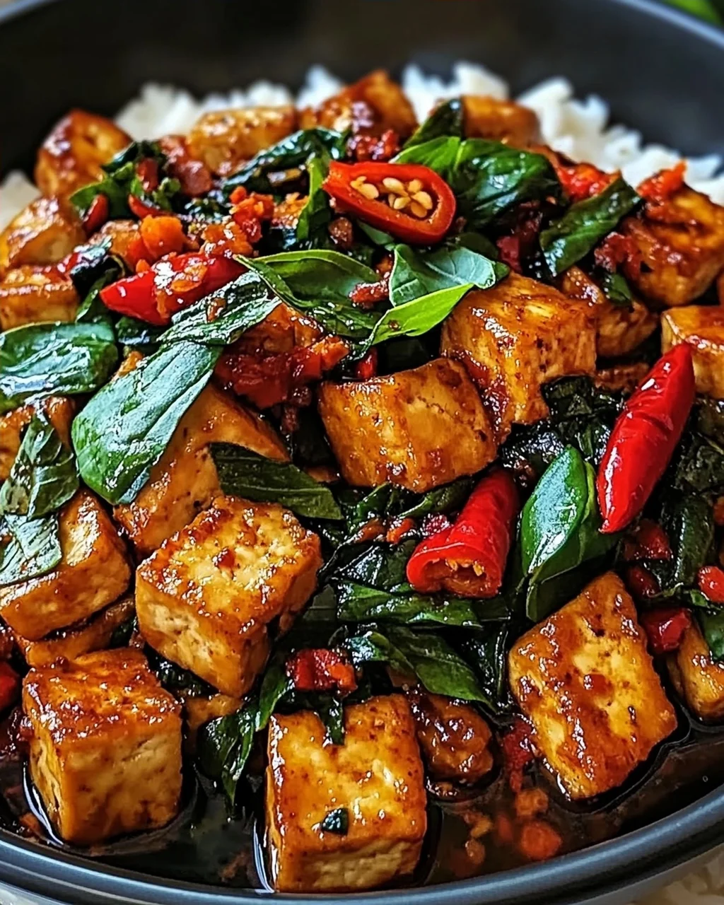 Thai-Basilikum-Tofu: Schnelles Wok-Rezept entdecken