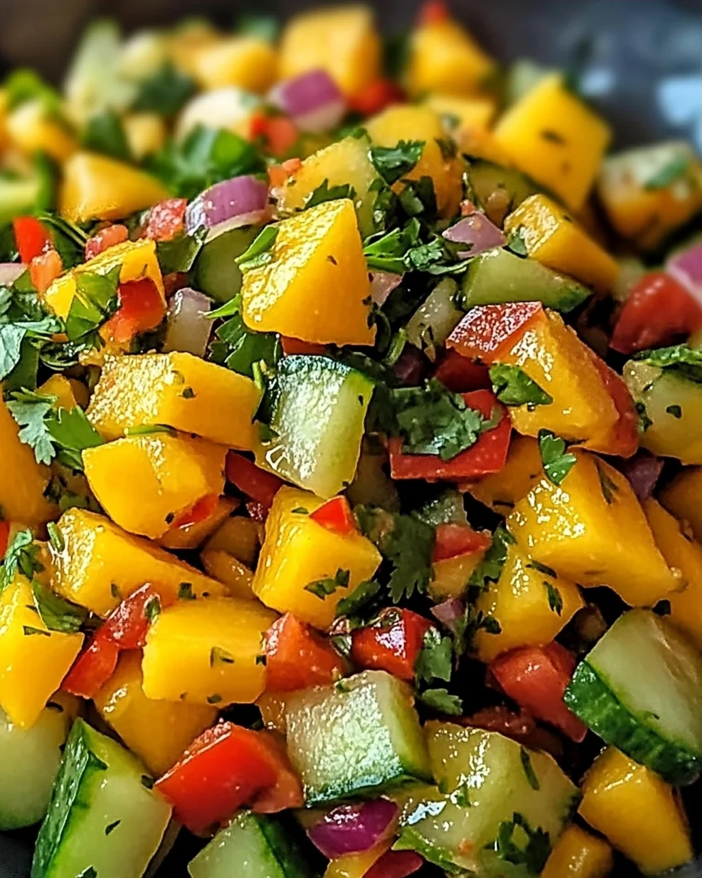 Thai-Mango-Gurken-Salat für erfrischende Genussmomente