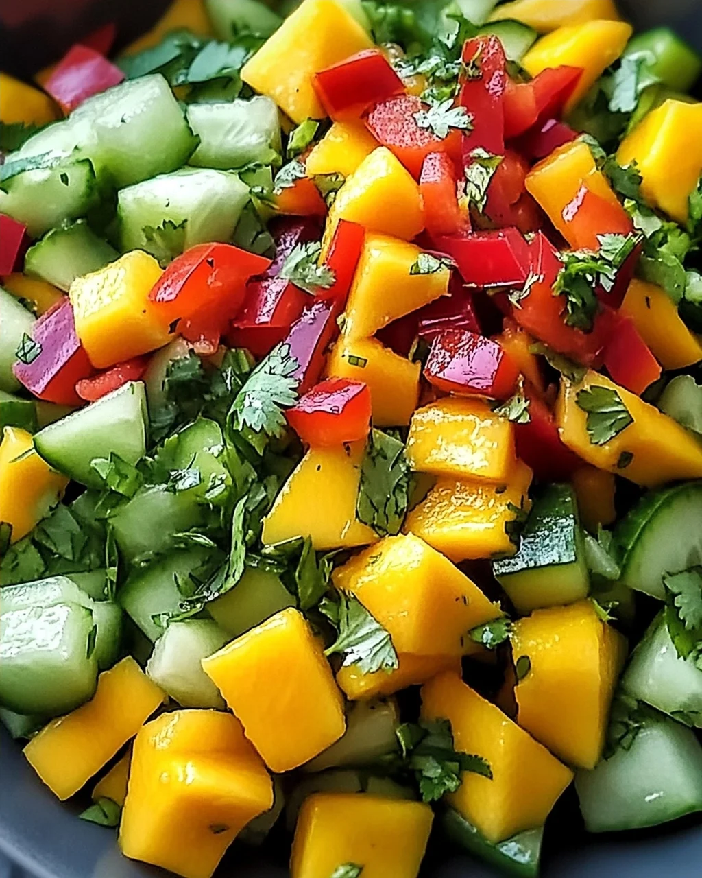 Thai-Mango-Gurken-Salat für erfrischende Genussmomente