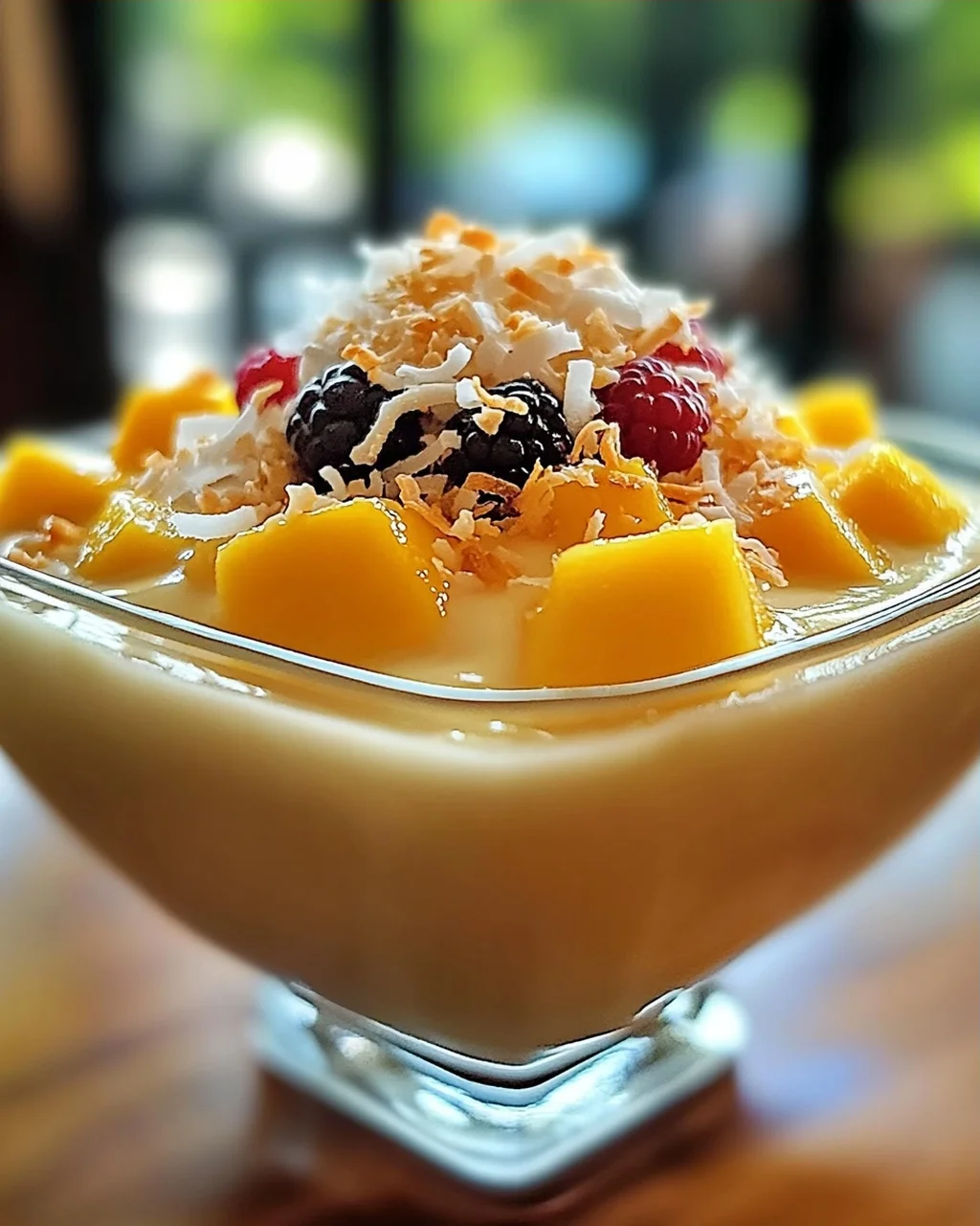 Thailändischer Kokosnuss-Pudding: Cremig und Lecker