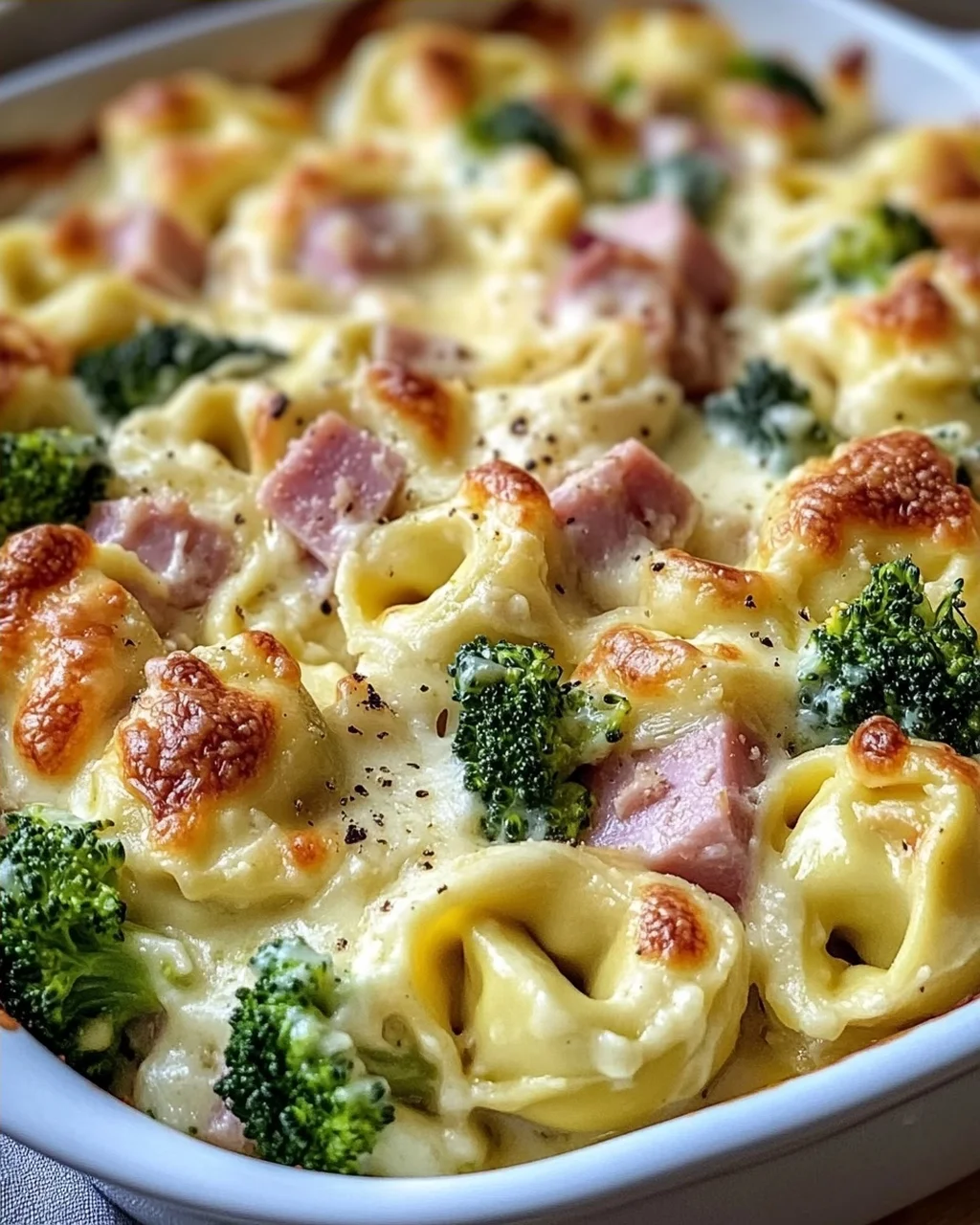 Tortellini Auflauf Schinken Brokkoli