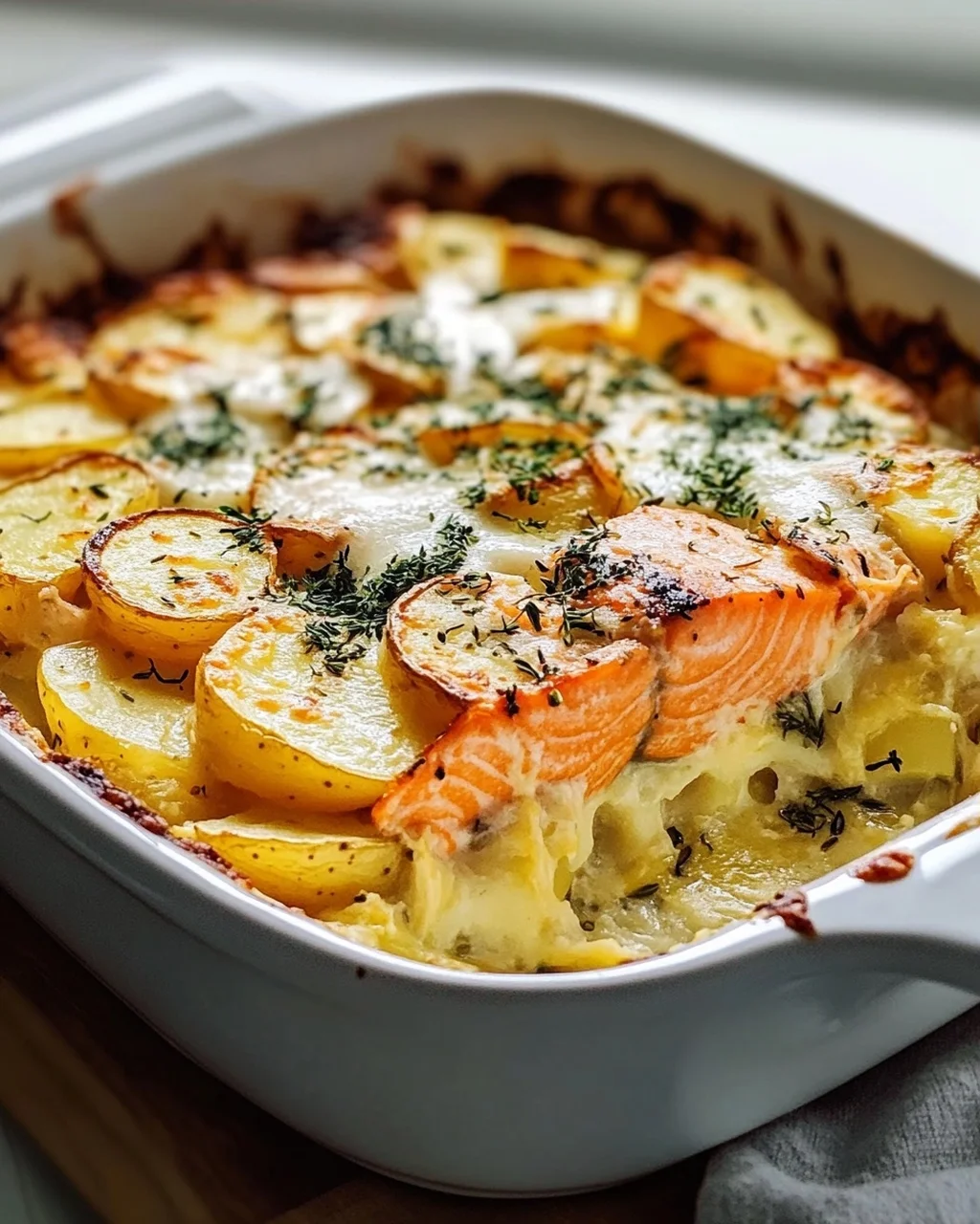 Zarter Lachs Auflauf mit Kartoffeln – Einfach und Lecker!
