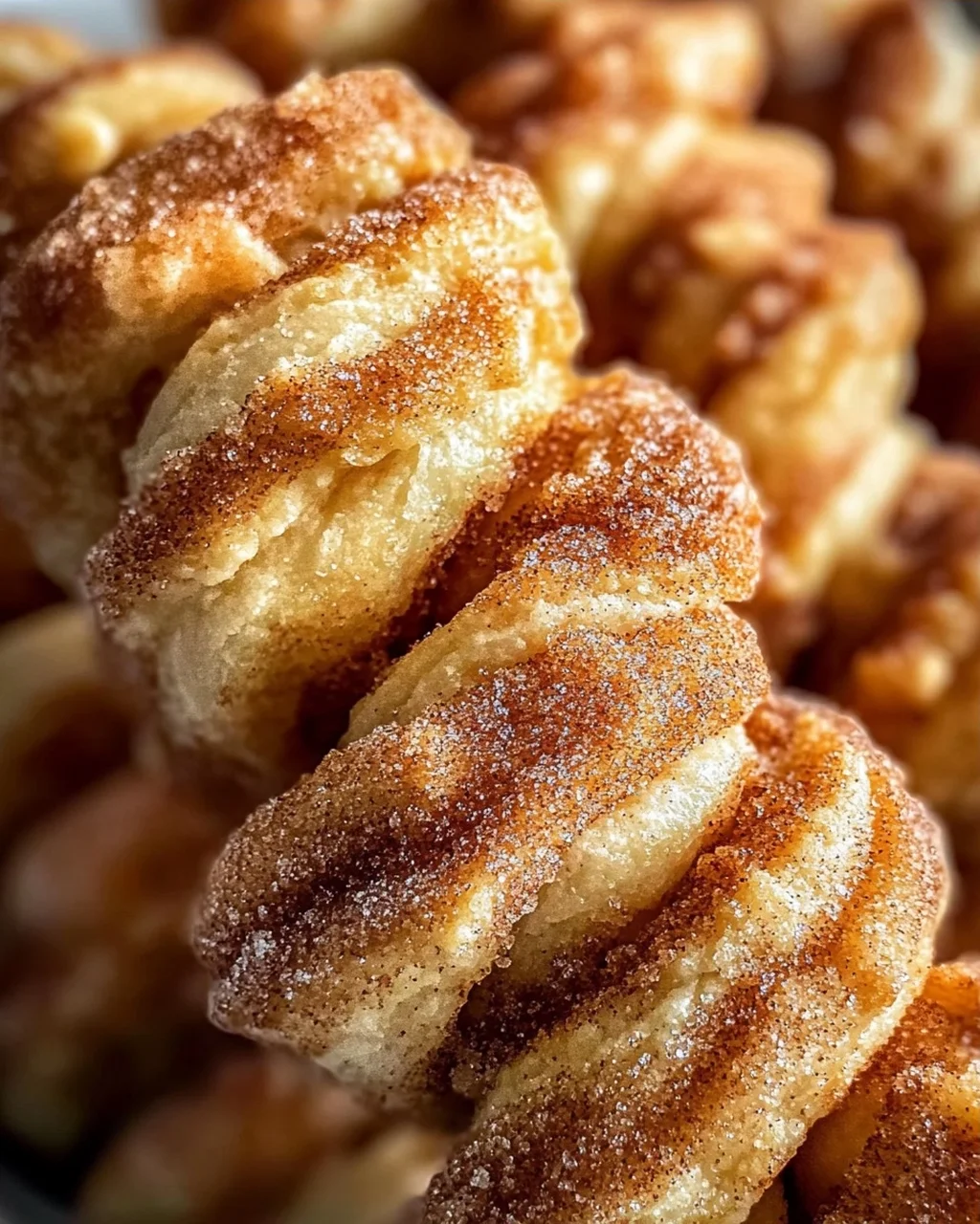 Zimt Zucker Twists aus Blätterteig