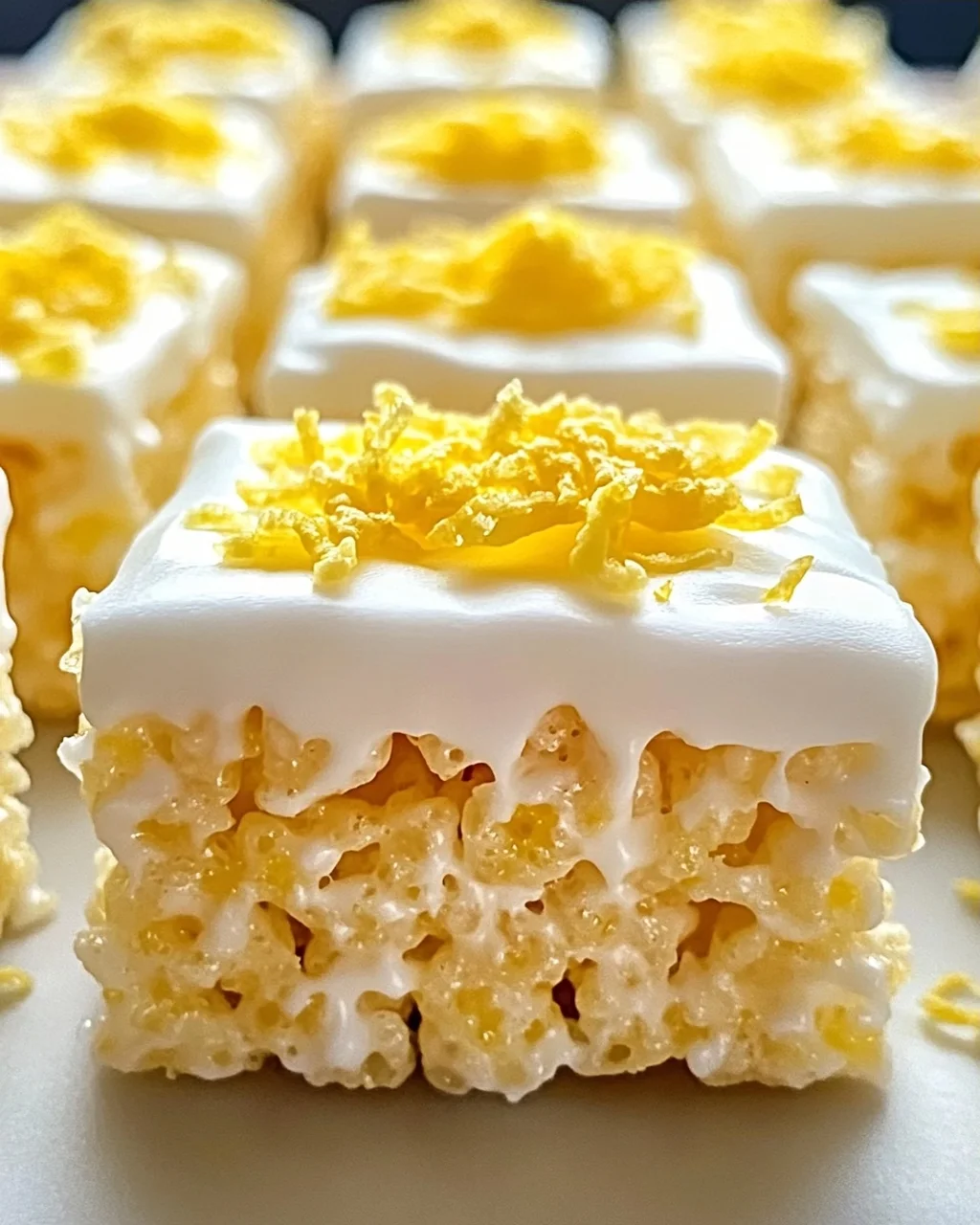 Zitronen Rice Krispy Leckerbissen für jeden Anlass