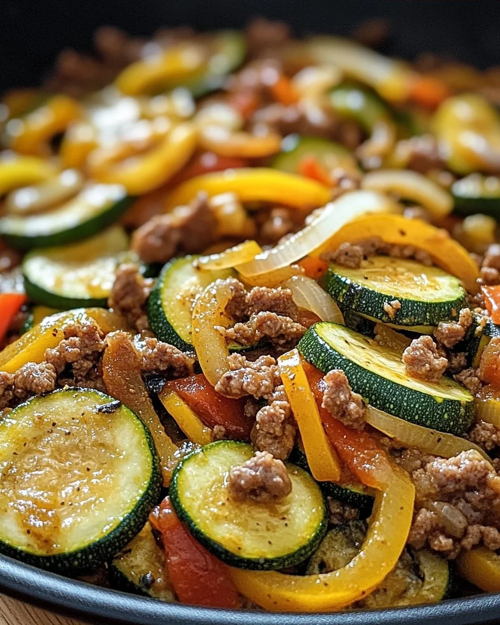 Zucchini-Hack-Pfanne