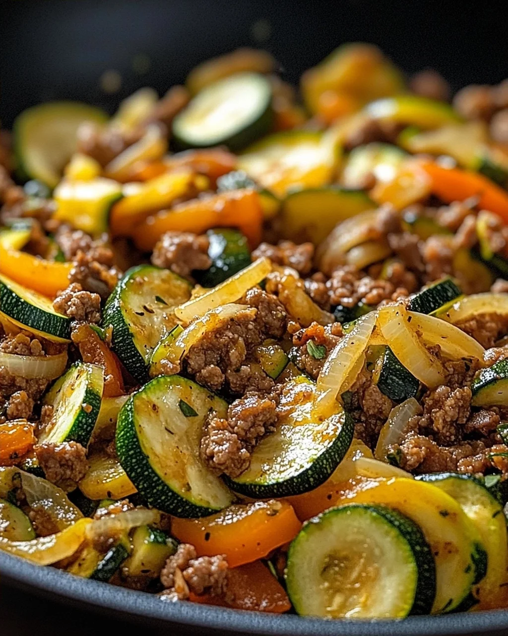 Zucchini-Hack-Pfanne